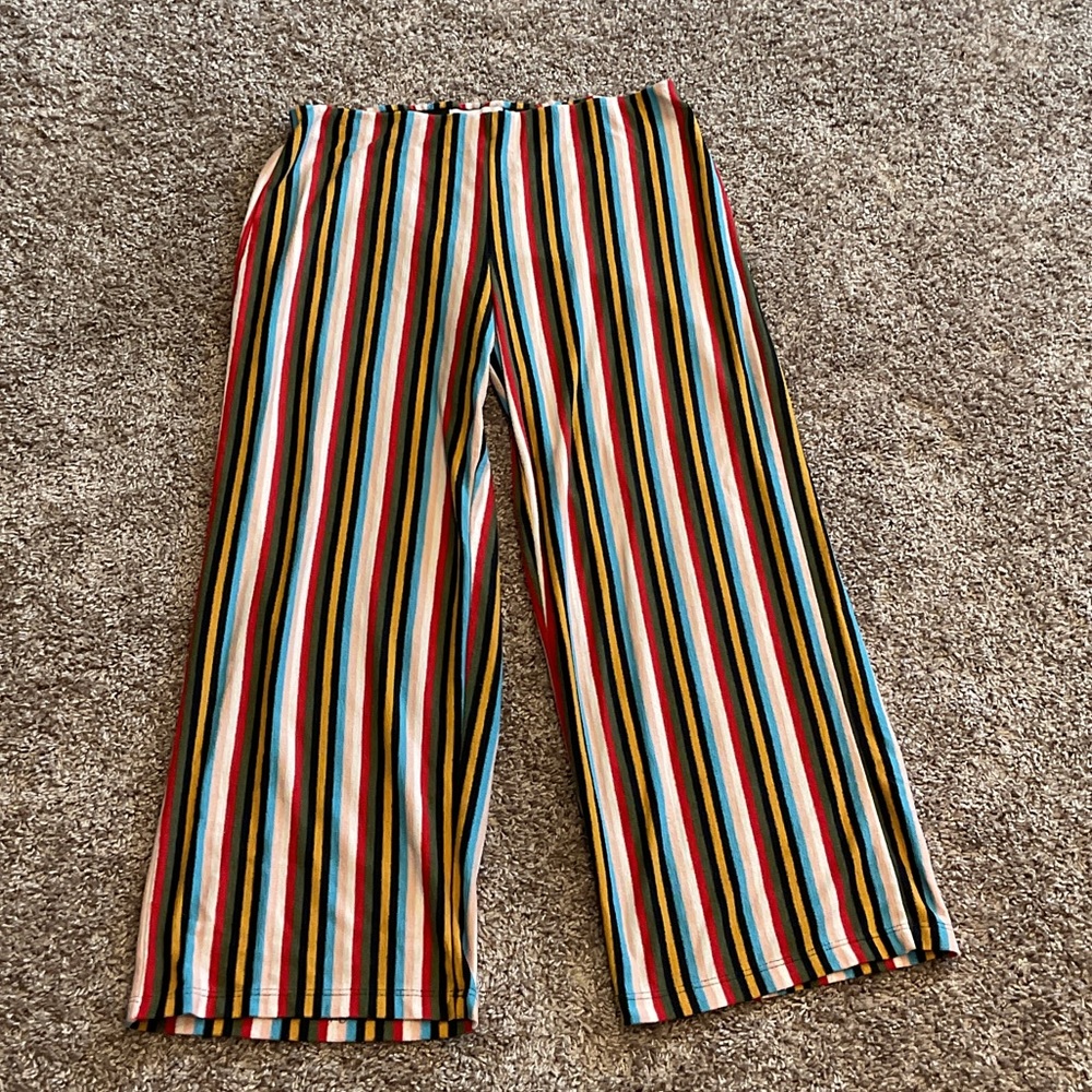 Urban Outfitters Multicolor Striped Knit Pants, Size L